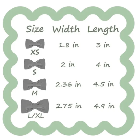 Dog or Cat collar & bowtie - Picture 4 of 4